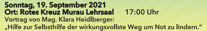 Hilfe zur Selbsthilfe der wirkungsvollste Weg um Not zu lindern