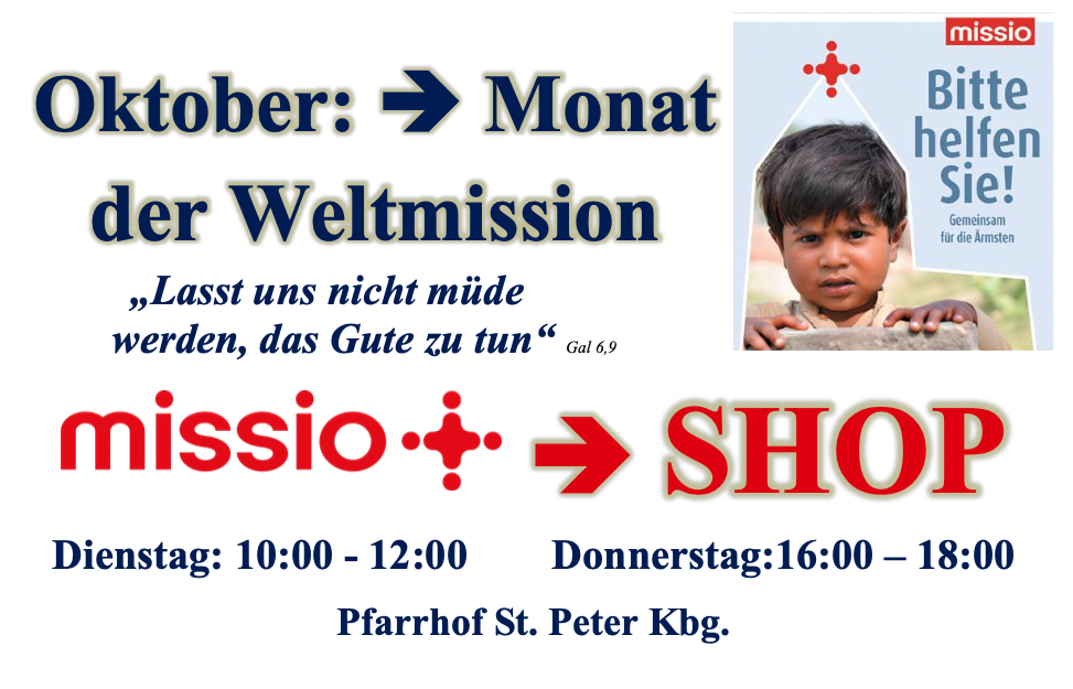 Oktober - Monat der Weltmission