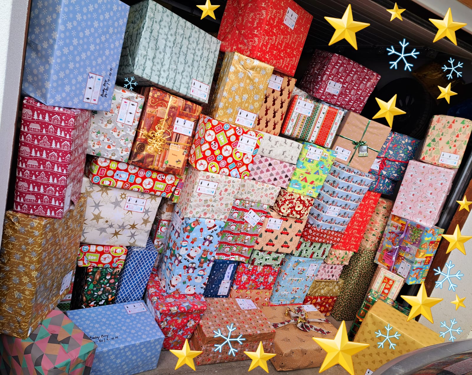 118!!! Packerl für die Weihnachtspaket Aktion 2023