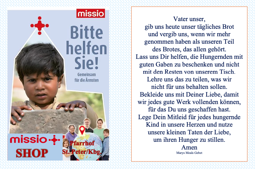 missio SHOP von 24.09 bis 22.10.2023