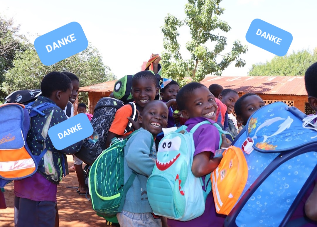 Die Rucksäcke sind in Malawi angekommen!
